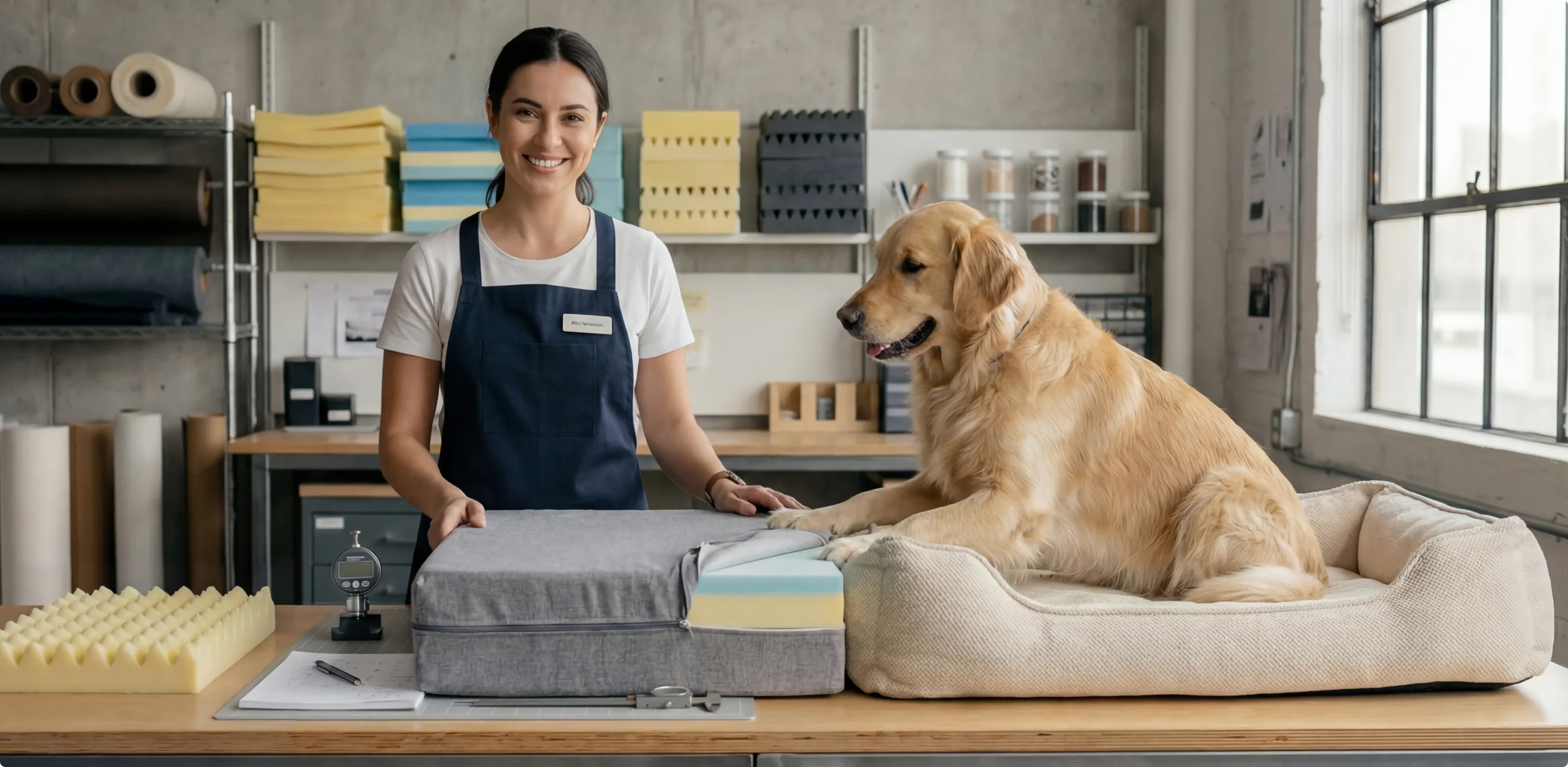 Custom Memory Foam Dog Bed Manufacturer